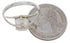 Multicolor Inlay And Silver Ring Size 7-1/2 EX43184